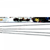 Длина: 650 мм<br>
Время: до 4,5 мин<br>
Тип: желтый<br>
Шт в упаковке: 4<br> <br>
Подходят как для Нового года, так и для свадебных фотосессий, дорожек на свадьбу, для гостей. Цвет .. Свеча бенгальская 65 см (4шт) Новогодние желтые СБ4650 - Большие бенгальские огни в Рязани